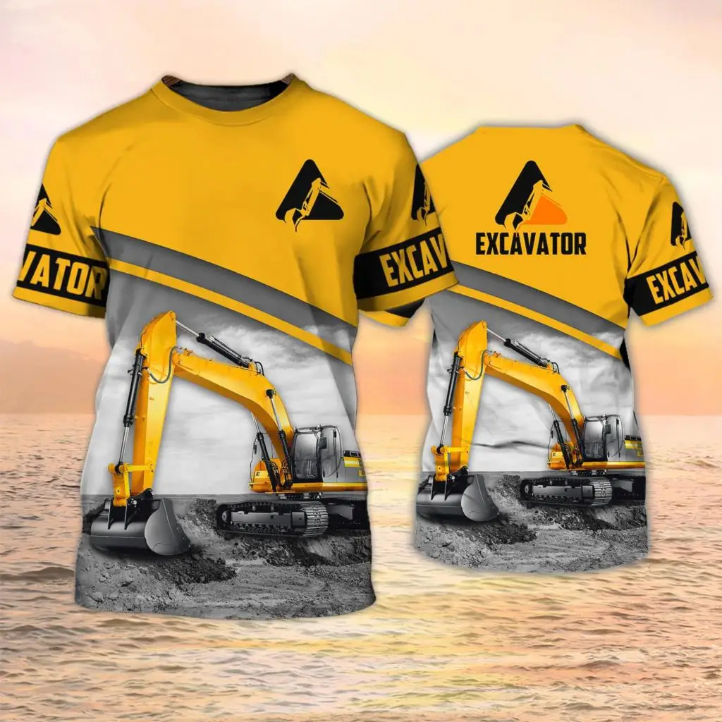 Heavy Equipment Operations - Excavator TShirts Heavy Equipment Operator 3D