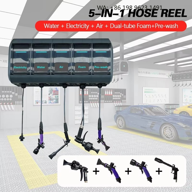 Car Wash Hose Reel Steel Heavy - Heavy Equipment Washing recension och pris