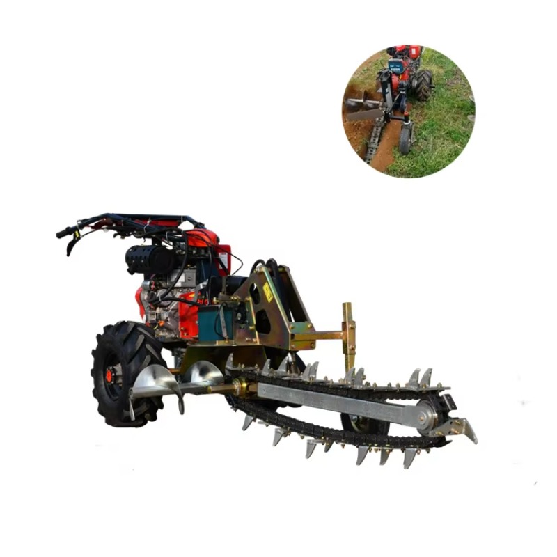 Various Types Of Chain Type Tr - Trencher Machine Small recension och pris