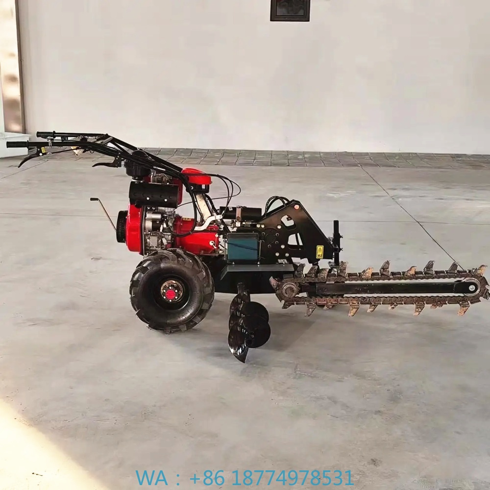 Trencher Ditcher  Machine for  - Trencher Machine Small recension och pris