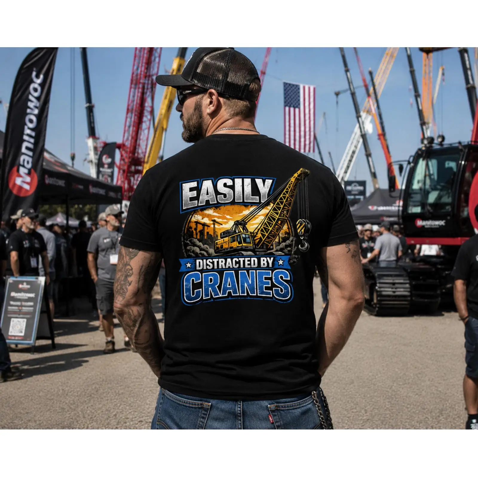 Easily Distracted By Cranes Fu - Heavy Equipment Operations recension och pris