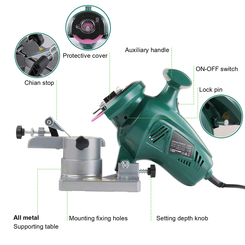 POSENPRO 250W ChainSaw Sharpen - Electric Chain Hoist recension och pris