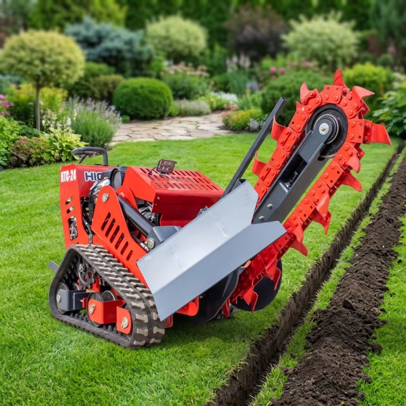 750mm Depth Stand-on Chain Tre - Trencher Machine Small recension och pris