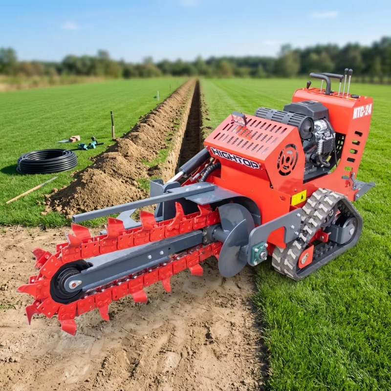 750mm Depth Stand-on Chain Tre - Trencher Machine Small recension och pris
