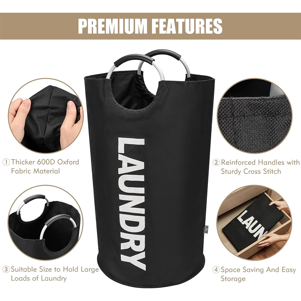 90L Large Collapsible Laundry  - Heavy Equipment Washing recension och pris
