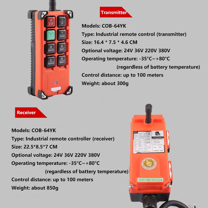 Wireless Remote Control Ring C - Electric Chain Hoist recension och pris
