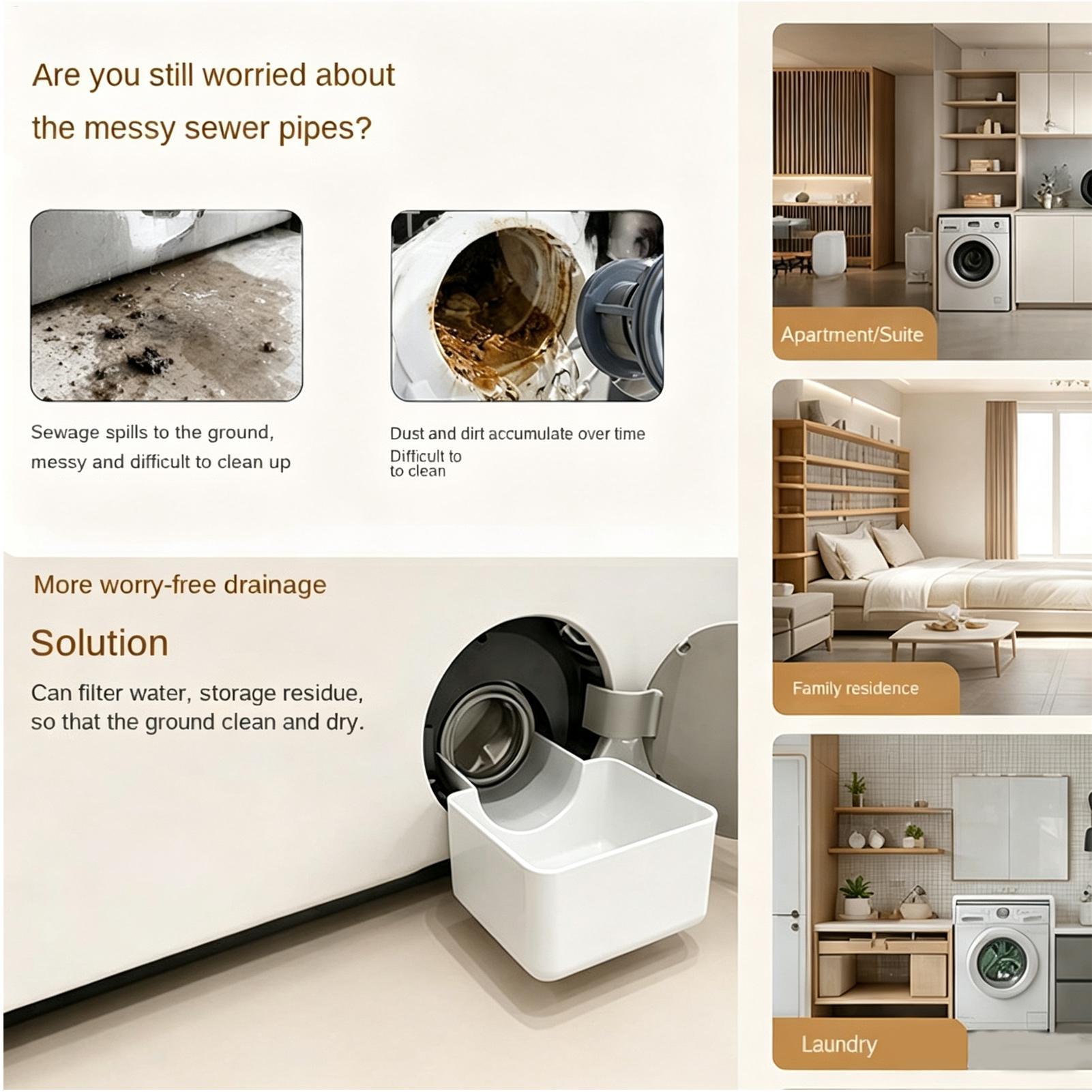 Washing Machine Drain Tray, Le - Heavy Equipment Washing recension och pris