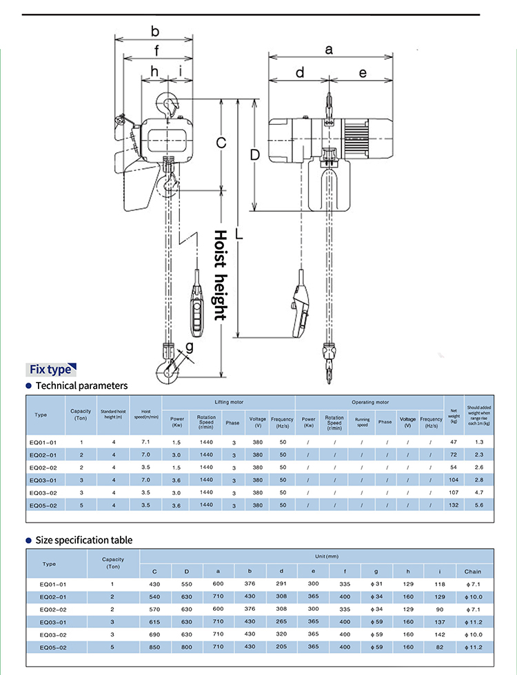 1T Electric Winch Hoist Cheap  - Electric Chain Hoist recension och pris
