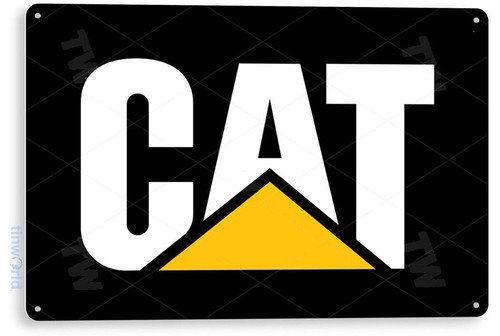 TIN SIGN CAT Mechanic Power To - Heavy Equipment Sign recension och pris